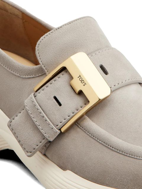 Tod's buckle-fastening sneakers - Grey