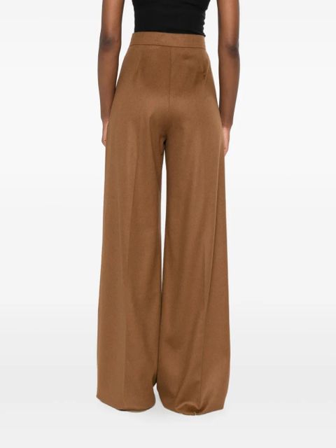 Max Mara Borneo pleated trousers - Brown