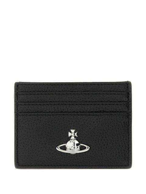 Vivienne Westwood Orb logo-detail card holder - Black - zdjęcie produktu nr 1