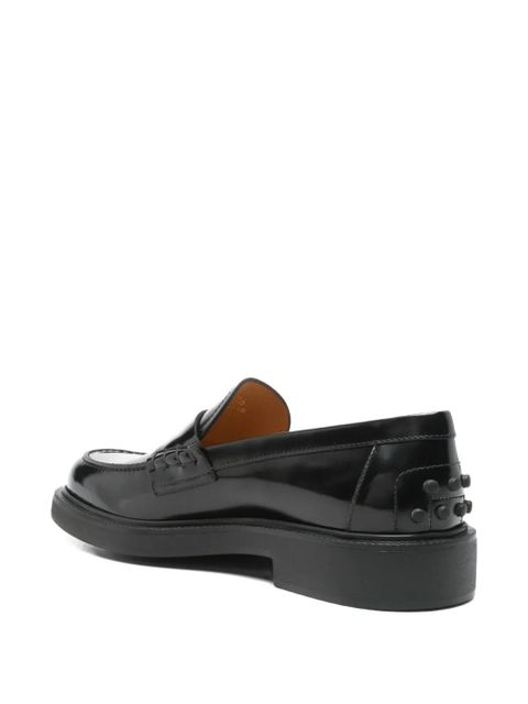 Tod's penny-strap leather loafers - Black - zdjęcie produktu nr 2