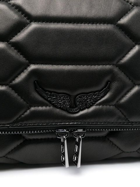 Zadig&Voltaire XL Rocky scale bag - Black