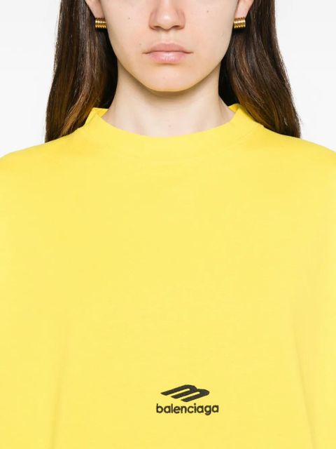 Balenciaga logo T-shirt - Yellow