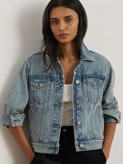 Lauren Ralph Lauren kurtka damska jeansowa - zdjęcie produktu nr 1