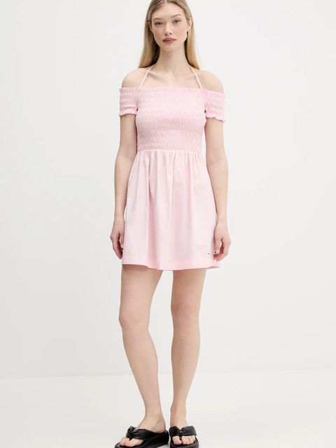 Tommy Jeans sukienka bawełniana - zdjęcie produktu nr 1