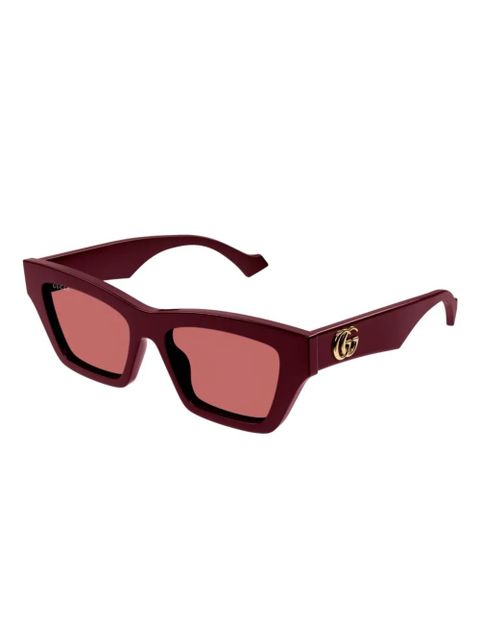 Gucci Eyewear Double G sunglasses - Red - zdjęcie produktu nr 2