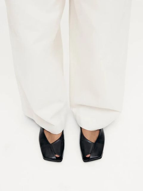 Alohas baleriny skórzane Katia