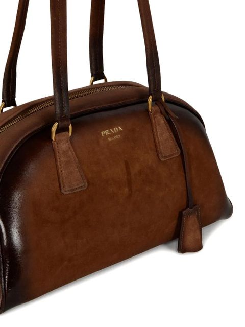 Prada Bowling shoulder bag - Brown