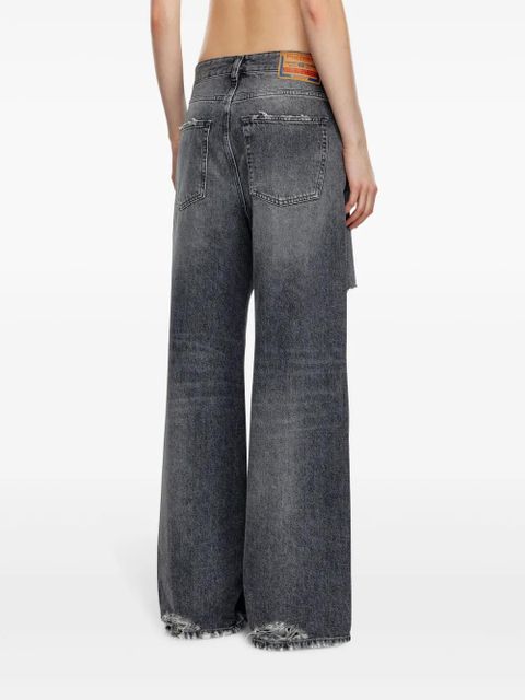 Diesel 1996 D-Sire low-rise wide-leg jeans - Grey