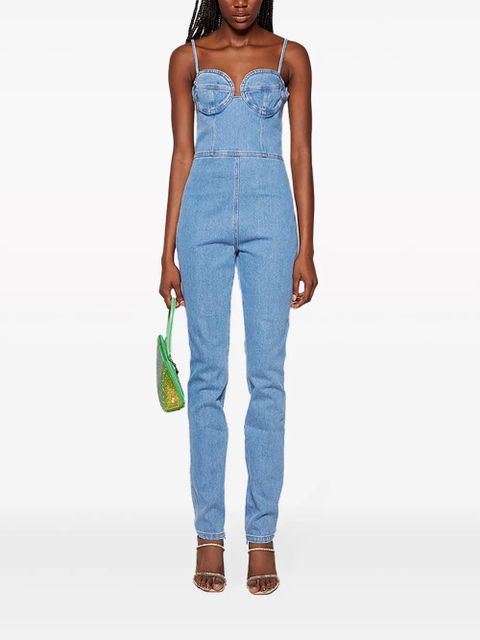 Magda Butrym denim bustier jumpsuit - Blue - zdjęcie produktu nr 2