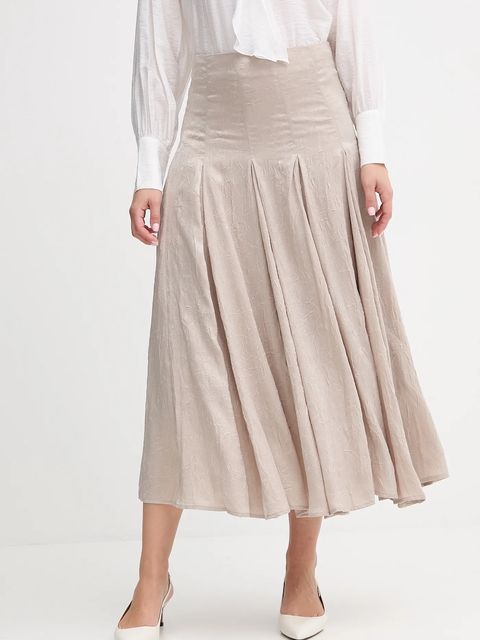 Hoss Intropia spódnica kolor beżowy maxi rozkloszowana 8422456 - zdjęcie produktu nr 1