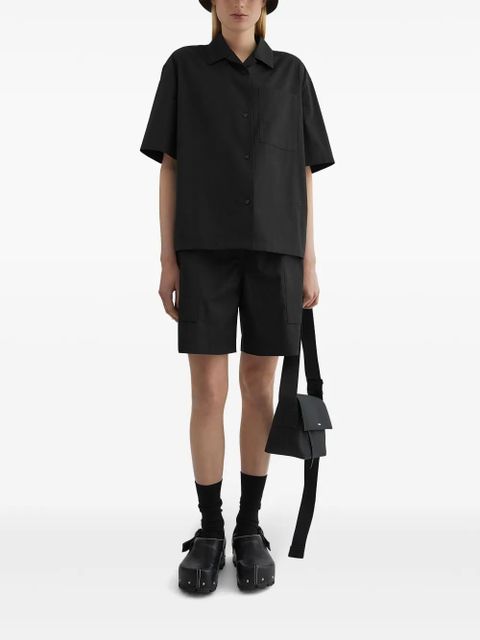 Jil Sander short-sleeves shirt - Black