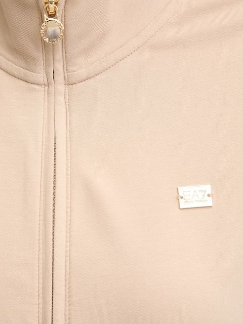 EA7 Emporio Armani dres damski kolor beżowy AF13135.7W000463