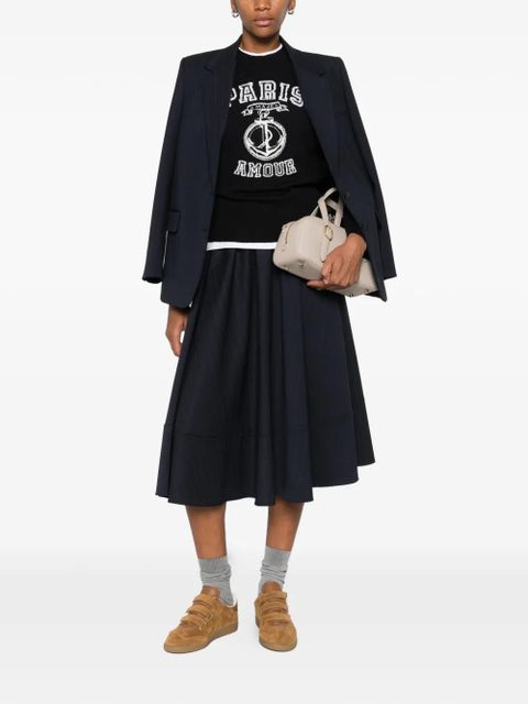 Maje paris motif sweatshirt - Blue - zdjęcie produktu nr 2