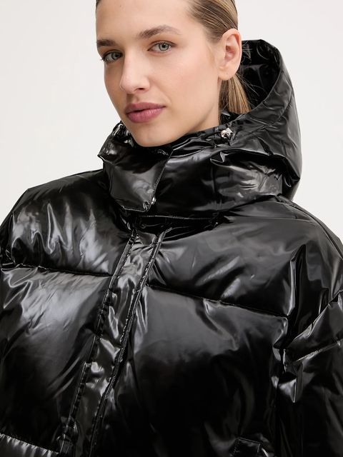 EA7 Emporio Armani kurtka kolor czarny zimowa oversize AF14805.7W000808