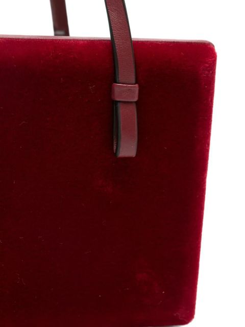 TOTEME cocktail velvet shoulder bag - Red