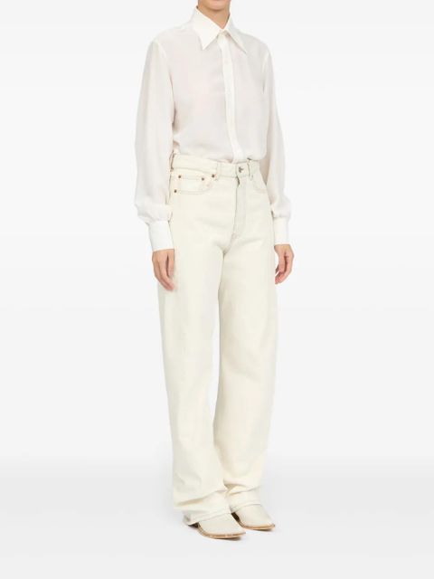 MM6 Maison Margiela five-pockets jeans - White
