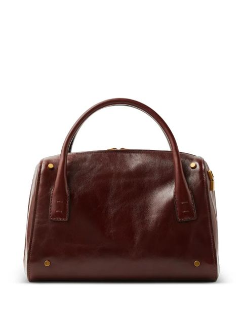 Versace Roomy leather boston bag - Brown - zdjęcie produktu nr 2