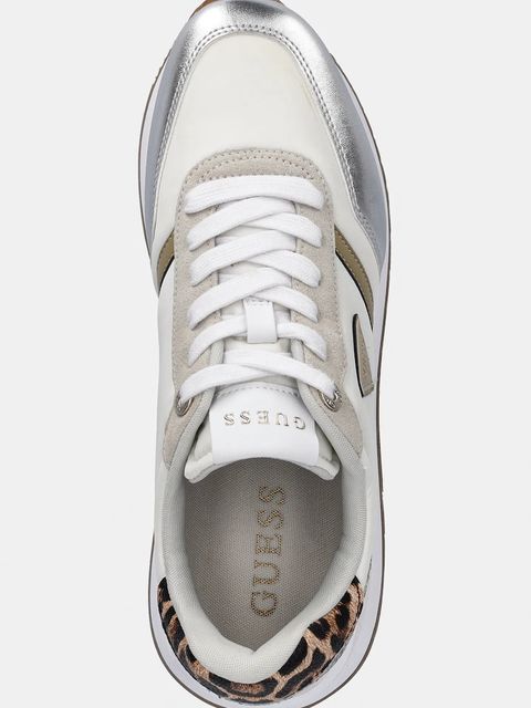 Guess sneakersy EAGAR2 damskie kolor beżowy FLP2EG PEL12