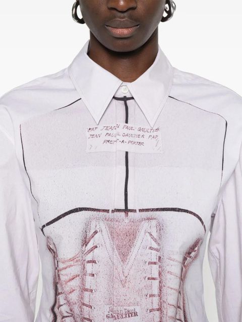Jean Paul Gaultier trompe l'oeil shirt - Pink