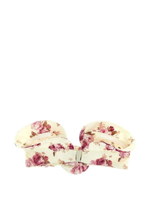 Magda Butrym floral-print bikini top - Neutrals - zdjęcie produktu nr 2