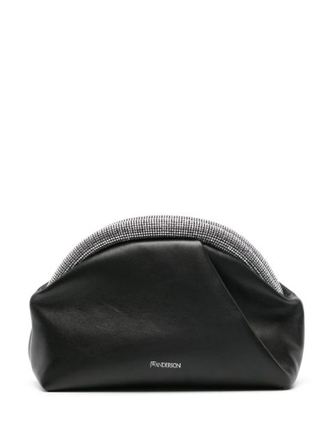 JW Anderson Bumper leather clutch bag - Black - zdjęcie produktu nr 1