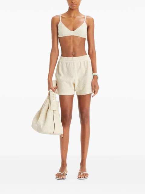 Tory Burch logo-jacquard shorts - Neutrals - zdjęcie produktu nr 2