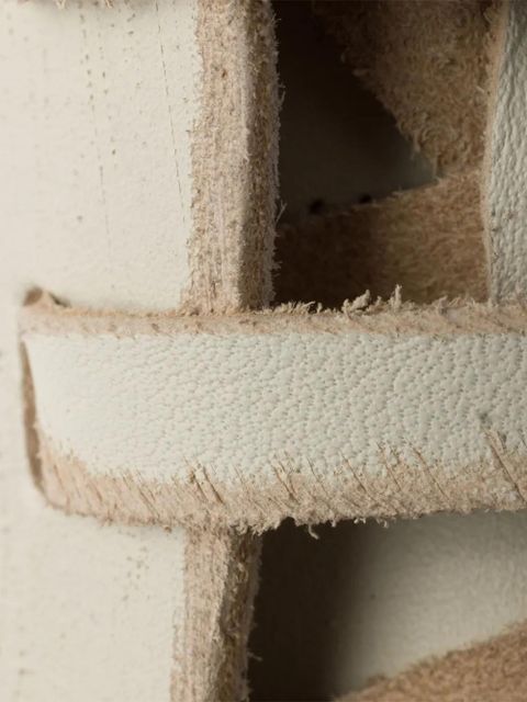 Prada lace-up leather sneakers - Neutrals