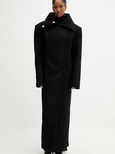 PRESSIAT płaszcz kolor czarny PRE312FW24 - zdjęcie produktu nr 1