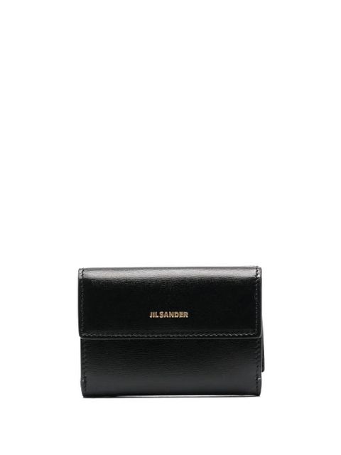 Jil Sander logo-print detail wallet - Black - zdjęcie produktu nr 1