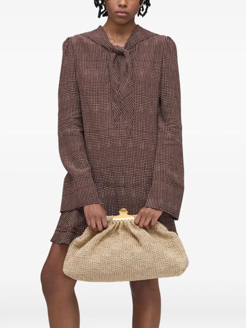 Marc Jacobs The Summer Glam woven clutch bag - Neutrals - zdjęcie produktu nr 2