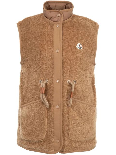 Moncler Bost vest - Brown