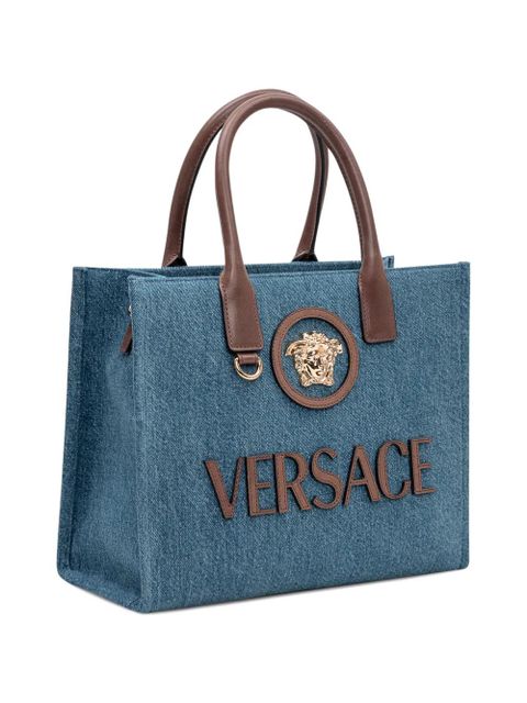 Versace medusa-head tote bag - Blue