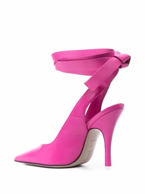 The Attico Venus slingback pumps - Pink