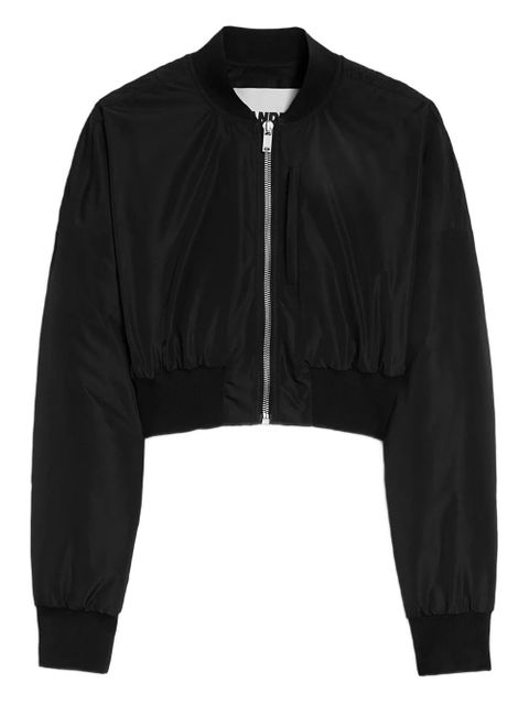 Jil Sander padded zip-up bomber jacket - Black - zdjęcie produktu nr 1