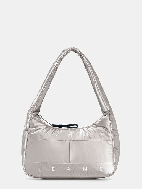 Tommy Jeans torebka kolor srebrny AW0AW18066 - zdjęcie produktu nr 1