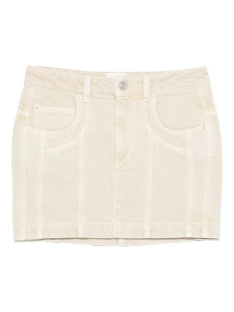 MARANT ÉTOILE Juana mini skirt - Neutrals - zdjęcie produktu nr 1