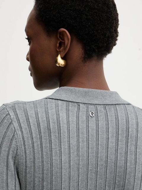 Guess sukienka MIRANDA kolor szary mini prosta W5BK60 Z2YJ2