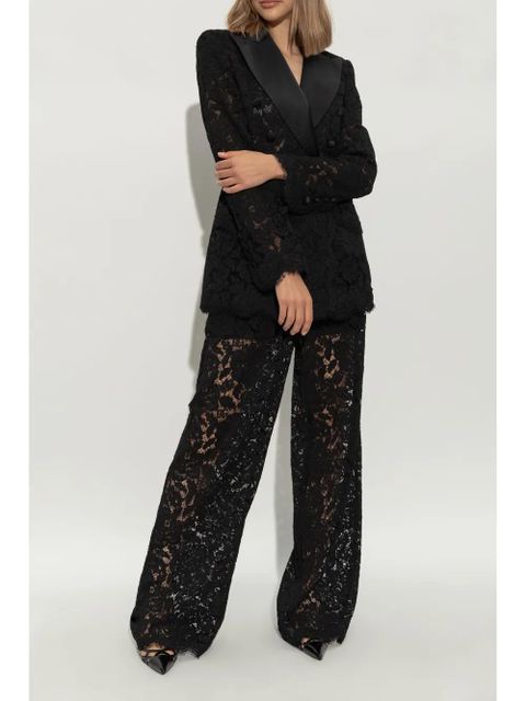 Dolce & Gabbana 75mm slingback leather pumps - Black - zdjęcie produktu nr 2