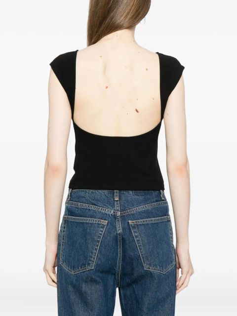 Reformation Darra knit top - Black