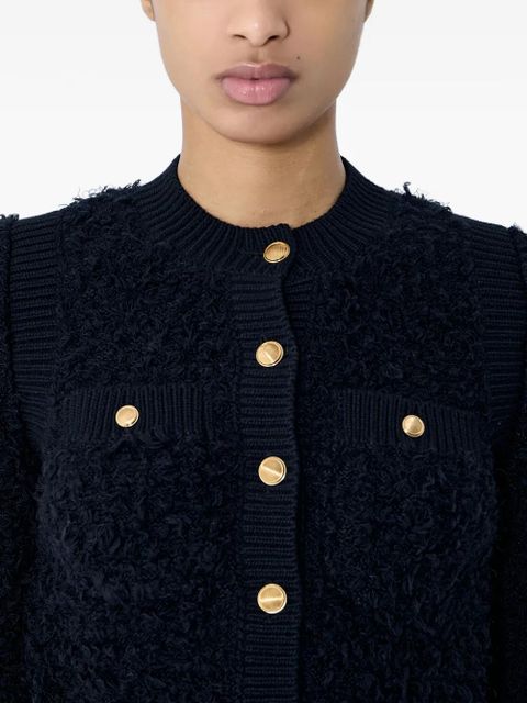 Chloé button-front cropped cardigan - Black