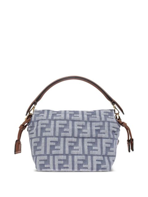 FENDI small Mamma monogram-canvas tote bag - Blue