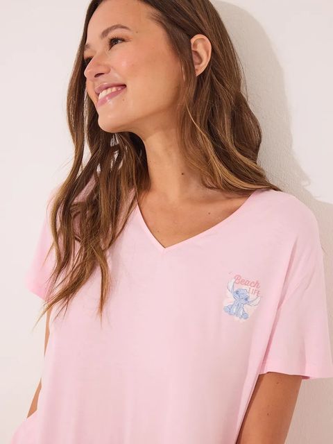 women'secret komplet piżamowy 2-pack damska kolor różowy 4752524