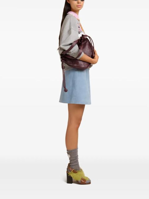 Marni floral-print ribbed sweatshirt - Grey