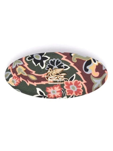 ETRO floral-print hair clip - Green - zdjęcie produktu nr 1