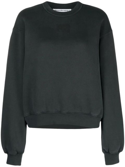 Alexander Wang logo-embossed sweatshirt - Grey - zdjęcie produktu nr 1