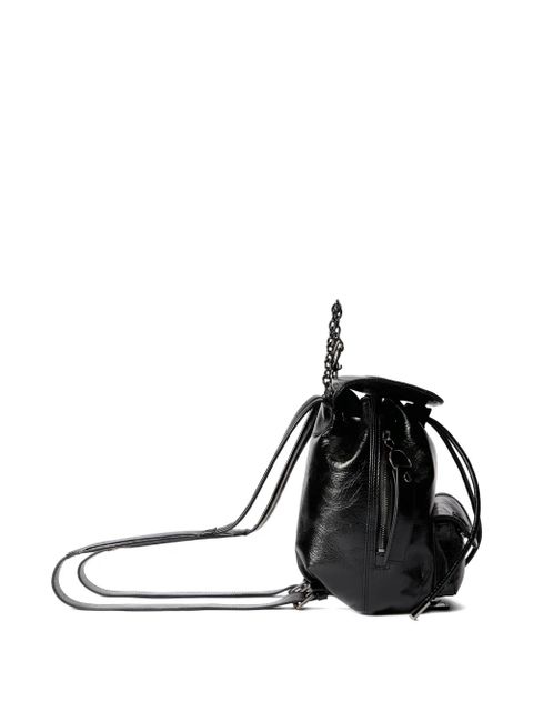 Off-White Dumbo.B leather backpack - Black