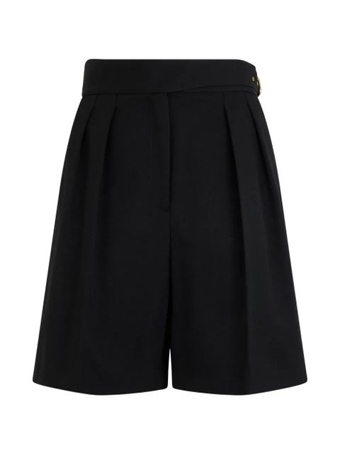 Valentino Garavani buckle pleat shorts - Black - zdjęcie produktu nr 1