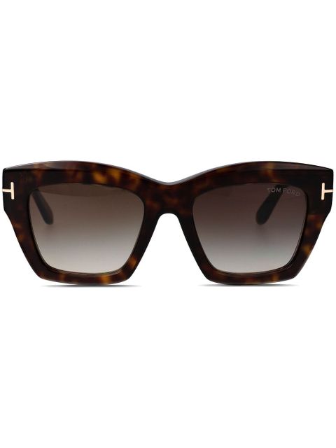 TOM FORD Eyewear square-frame sunglasses - Brown - zdjęcie produktu nr 1