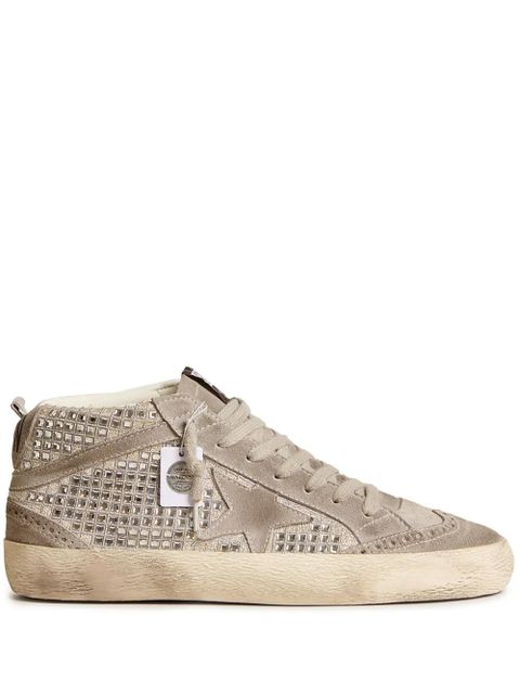Golden Goose Mid Star Trainers - Neutrals - zdjęcie produktu nr 1