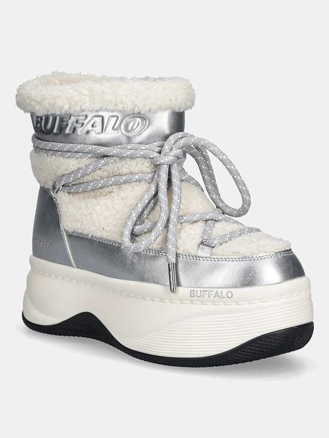 Buffalo śniegowce Orcus Snow Boot kolor srebrny 1270162-SLV